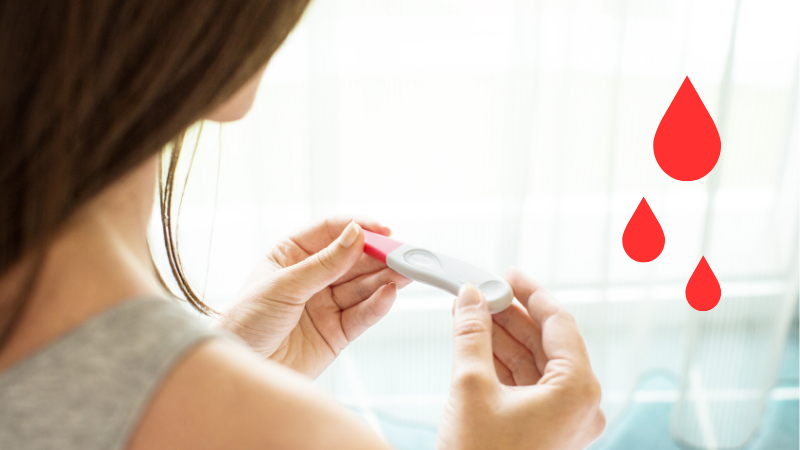 妊娠検査薬が陽性なのに生理がきた場合の原因や妊娠の可能性は？