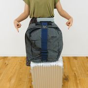 スーツケースで旅する人必見　毎回使いたいバッグ固定ベルト