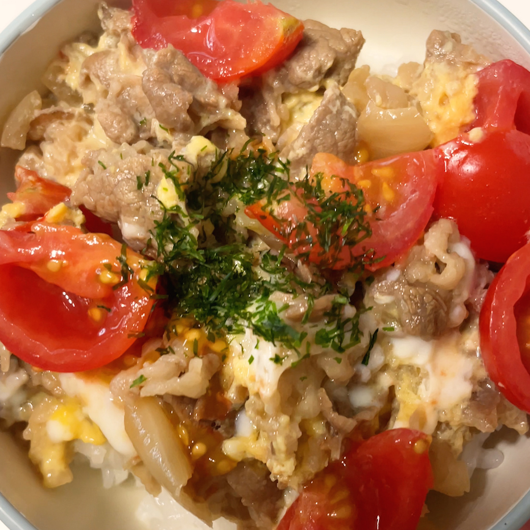 冷凍牛丼をもっと美味しく、栄養たっぷりに