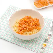 パスタにもごはんにも！　離乳食後期からのミートソース