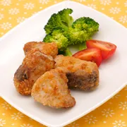 子どもよろこぶ！　チーズ風味のかつおの唐揚げ