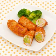 食感楽しい　キャベツの肉巻き