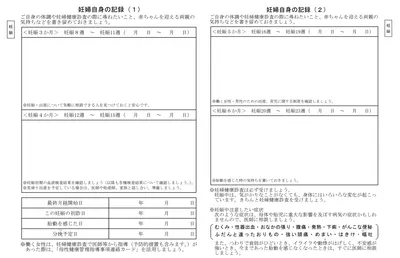 画像_妊婦自身の記録