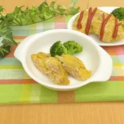 安い食材でボリューム満点　もやしと豚のチーズ焼き