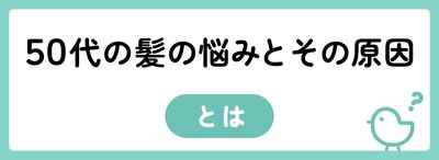 50代の髪の悩みとその原因は