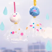 雨の日に作ろう。透明てるてる坊主