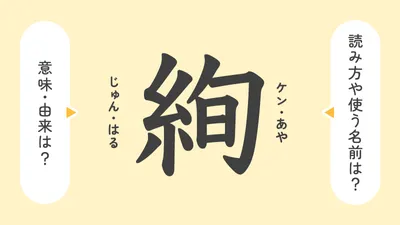 「絢」の意味や由来は？名前に込められる思いや名付けの例を紹介！
