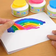 片付けがラク〜！貼ってはがせる絵の具