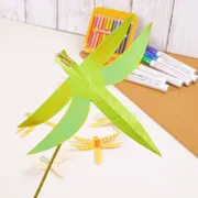 芸術の秋にぴったり！トンボ飛行機の作り方