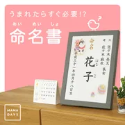 うまれたらすぐ必要!?　命名書