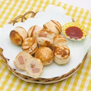 たこ焼き器で！　まんまるアメリカンドッグ