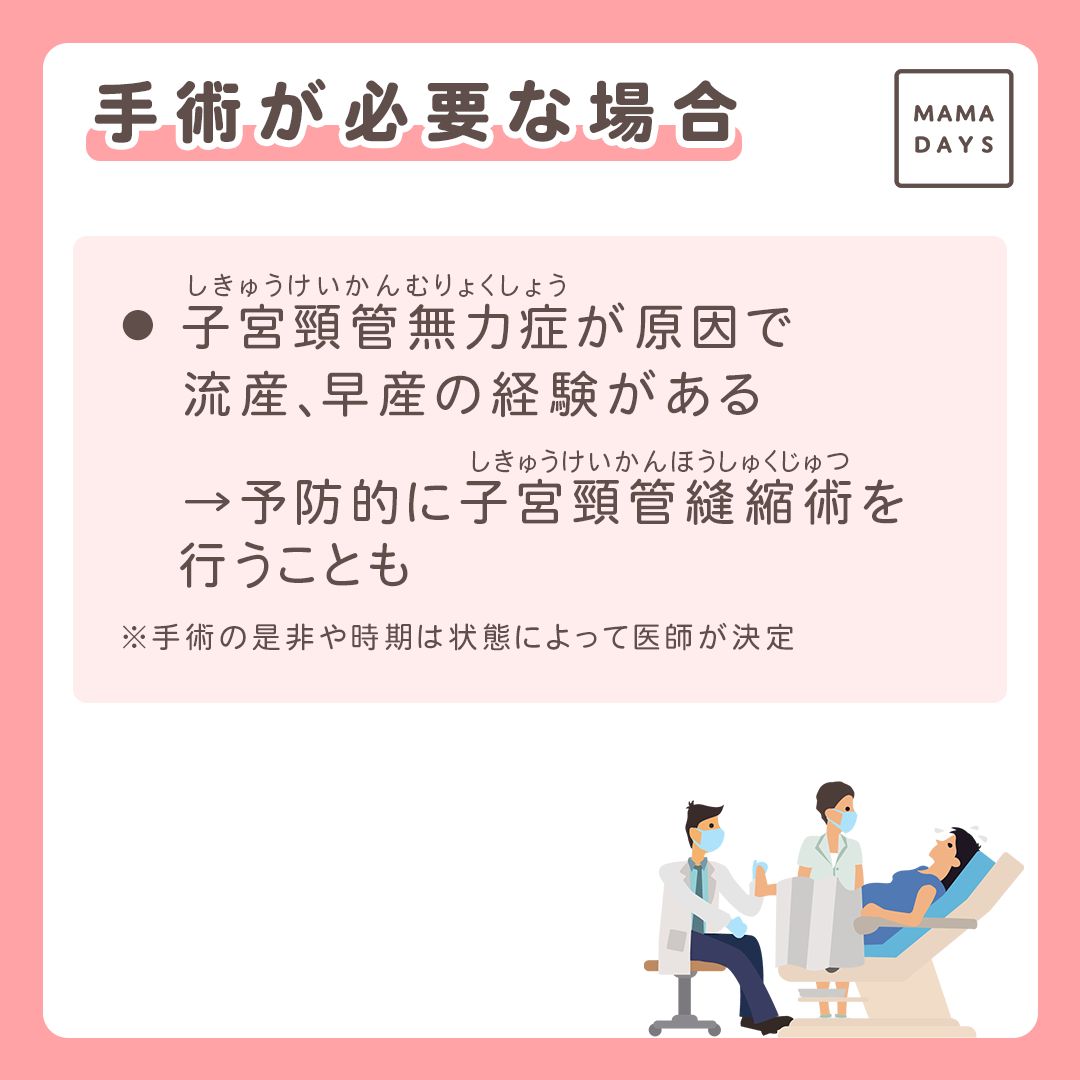 産婦人科医監修 切迫早産の兆候 子宮頸管が短い時の治療 Mamadays ママデイズ