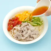 夏バテの対策に！　しゃぶしゃぶそうめん