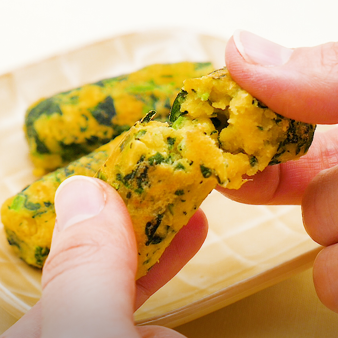 ふわふわもちもち かぼちゃと豆腐のおやき 生後9 11ヶ月頃から 管理栄養士監修 Mamadays ママデイズ