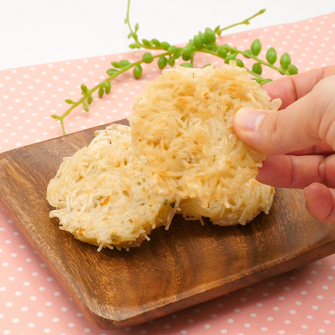 手づかみでパクパク なすのはさみ焼き 1才 1才6ヶ月頃から 管理栄養士監修 Mamadays ママデイズ