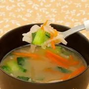 食物繊維たっぷり　切り干し大根の味噌汁