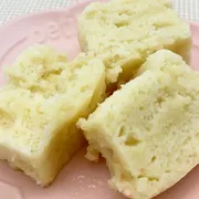 容器ひとつで ふわふわりんご蒸しパン